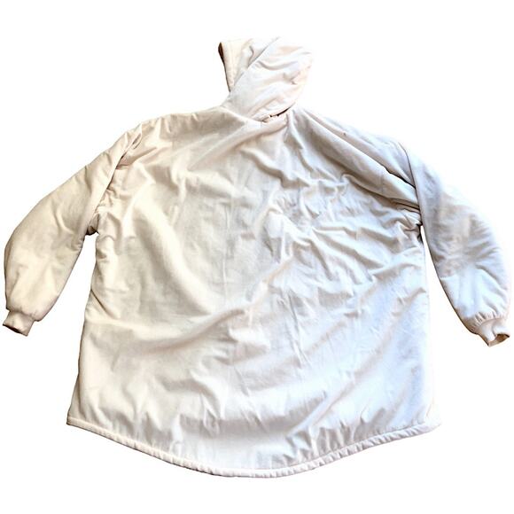 THE COMFY Original | Beige Oversized Microfiber & Sherpa Wearable Blanket - Picture 2 of 8